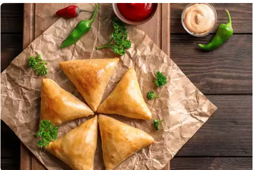 Spinach Vegetable Samosa