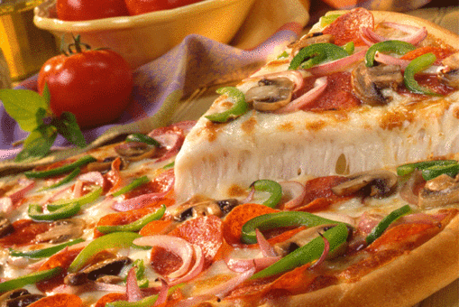 Grilled Vegetable Pizza 