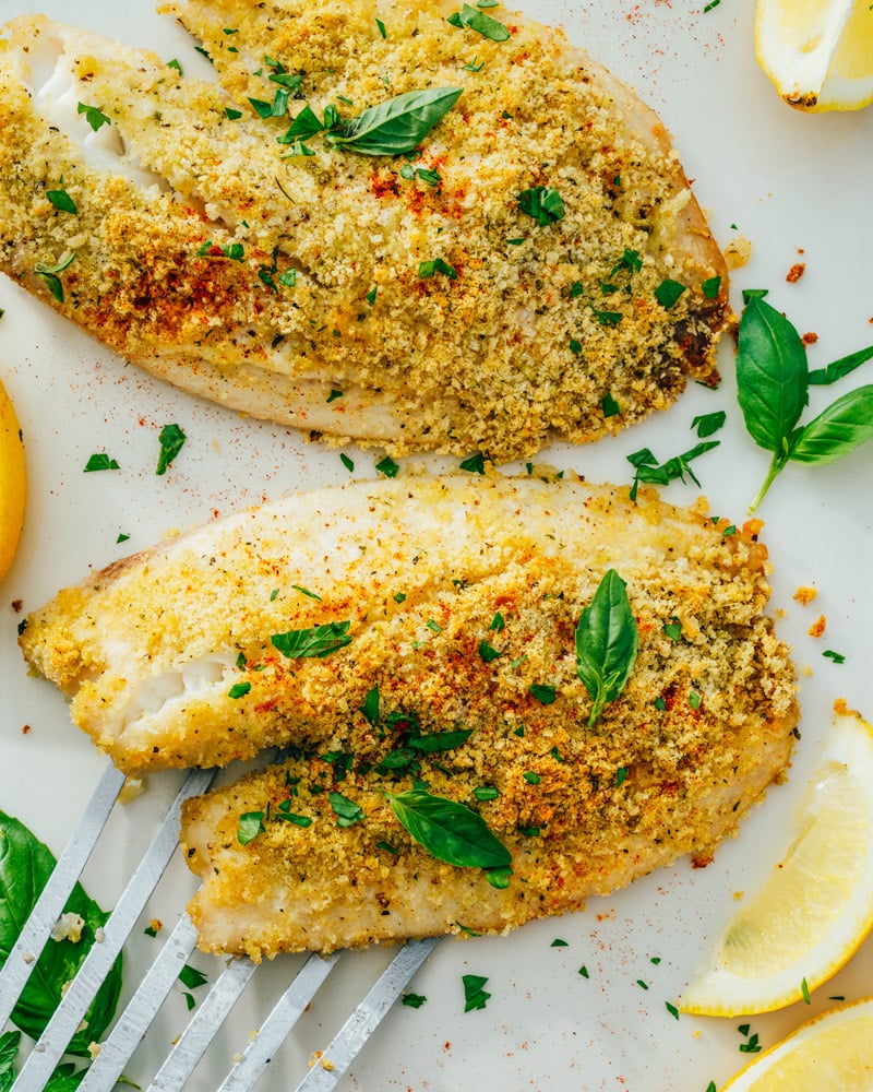 Parmesan Crusted Tilapia