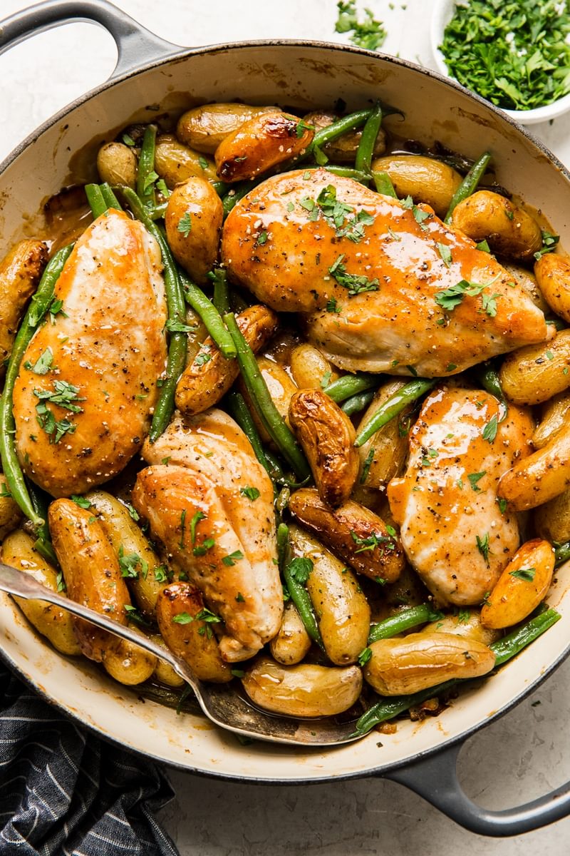 One Pan Honey Mustard