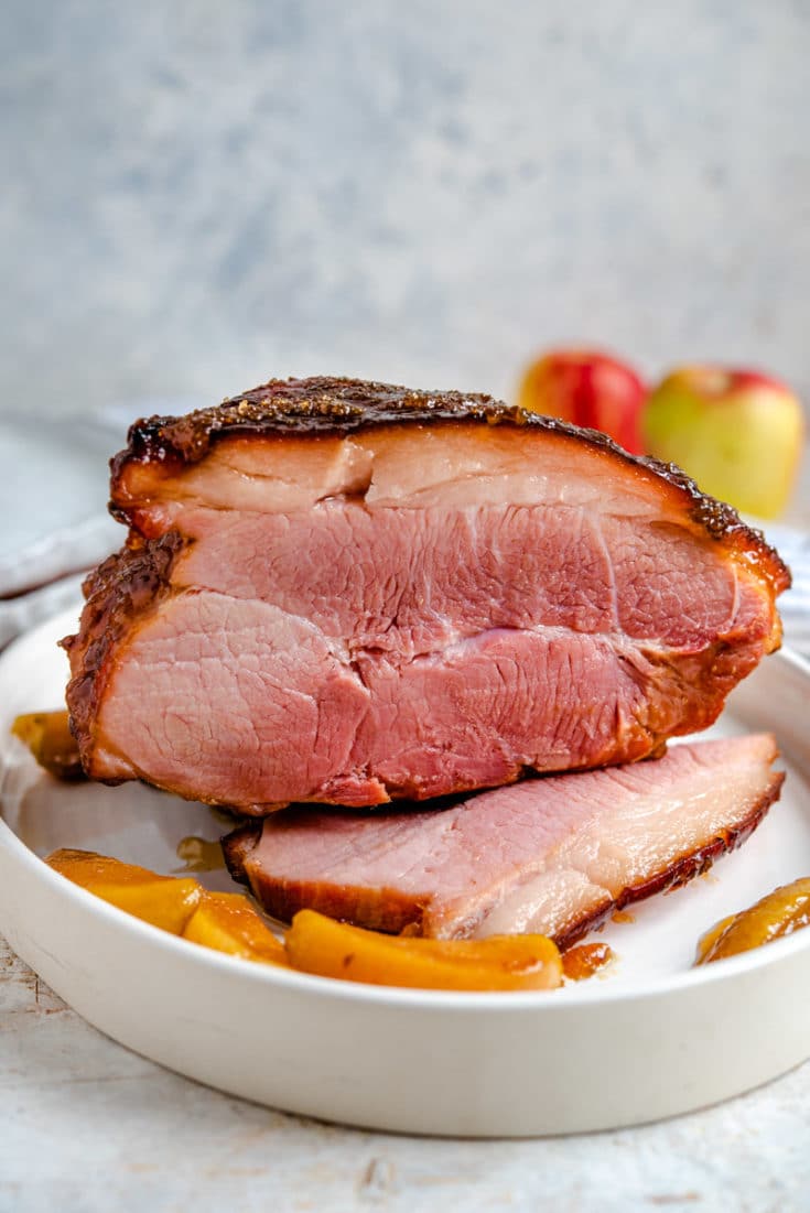 Apple Ginger Glazed Ham