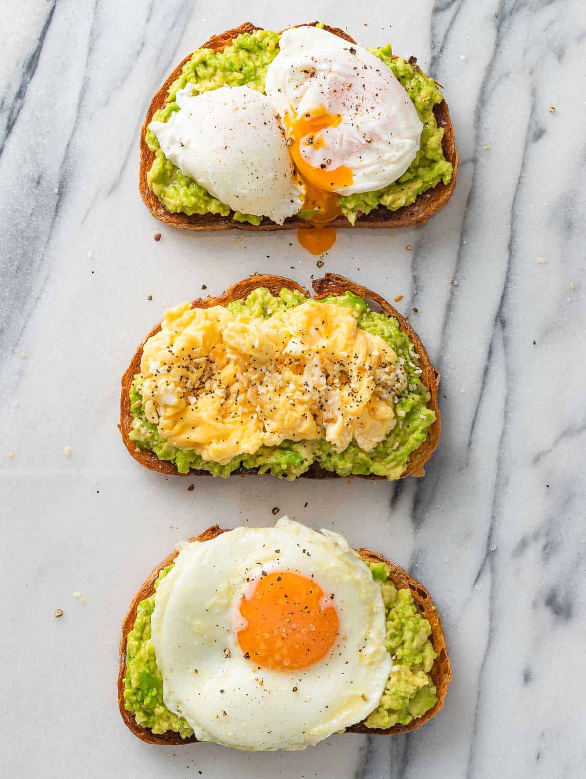 Avocado Toast With Egg