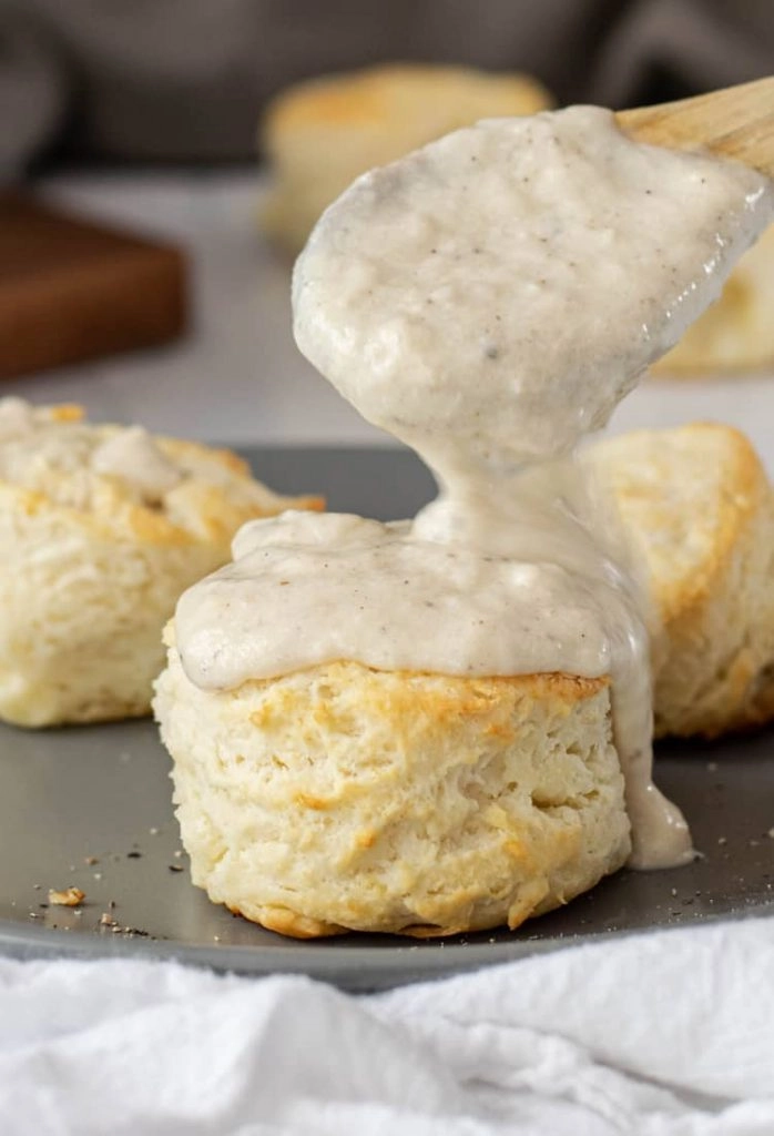 Biscuits and Gravy without Sausage