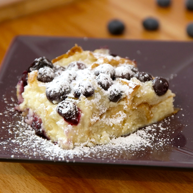 Blueberry Bread Pudding