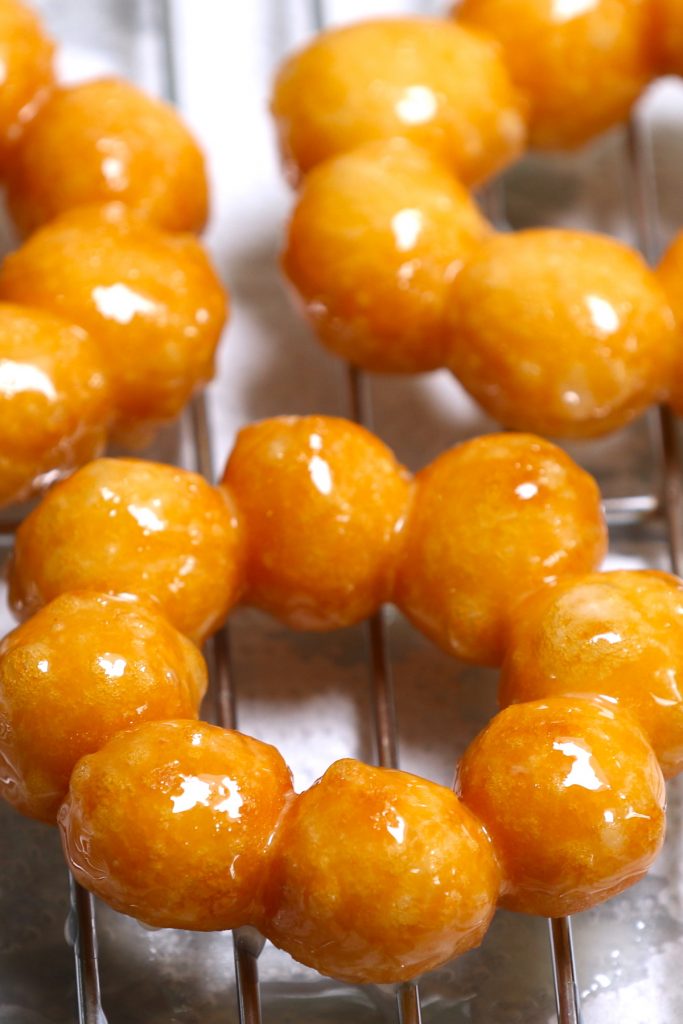 CRISPY GLAZED MOCHI DONUTS