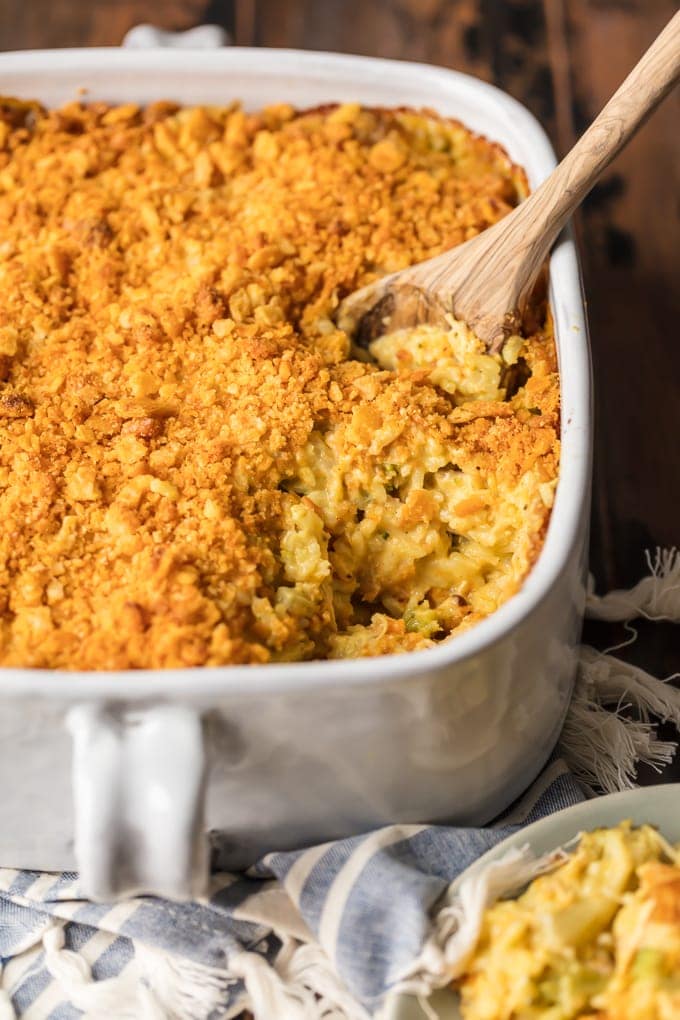 Chicken Broccoli Cheese Rice Casserole