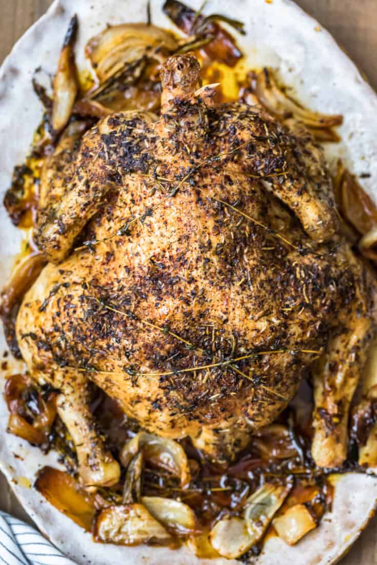 Whole Roast Chicken with Herbs