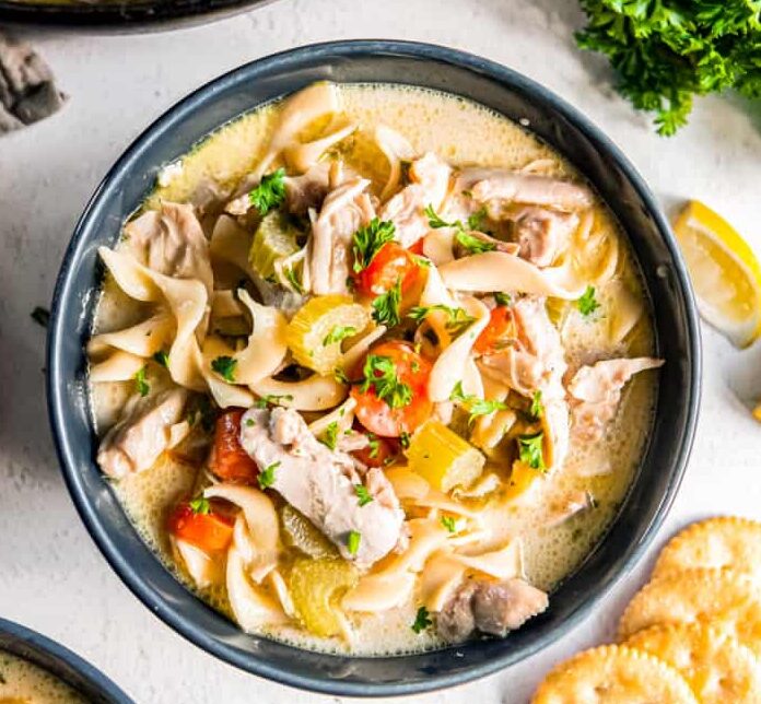 Creamy Chicken Noodle Soup