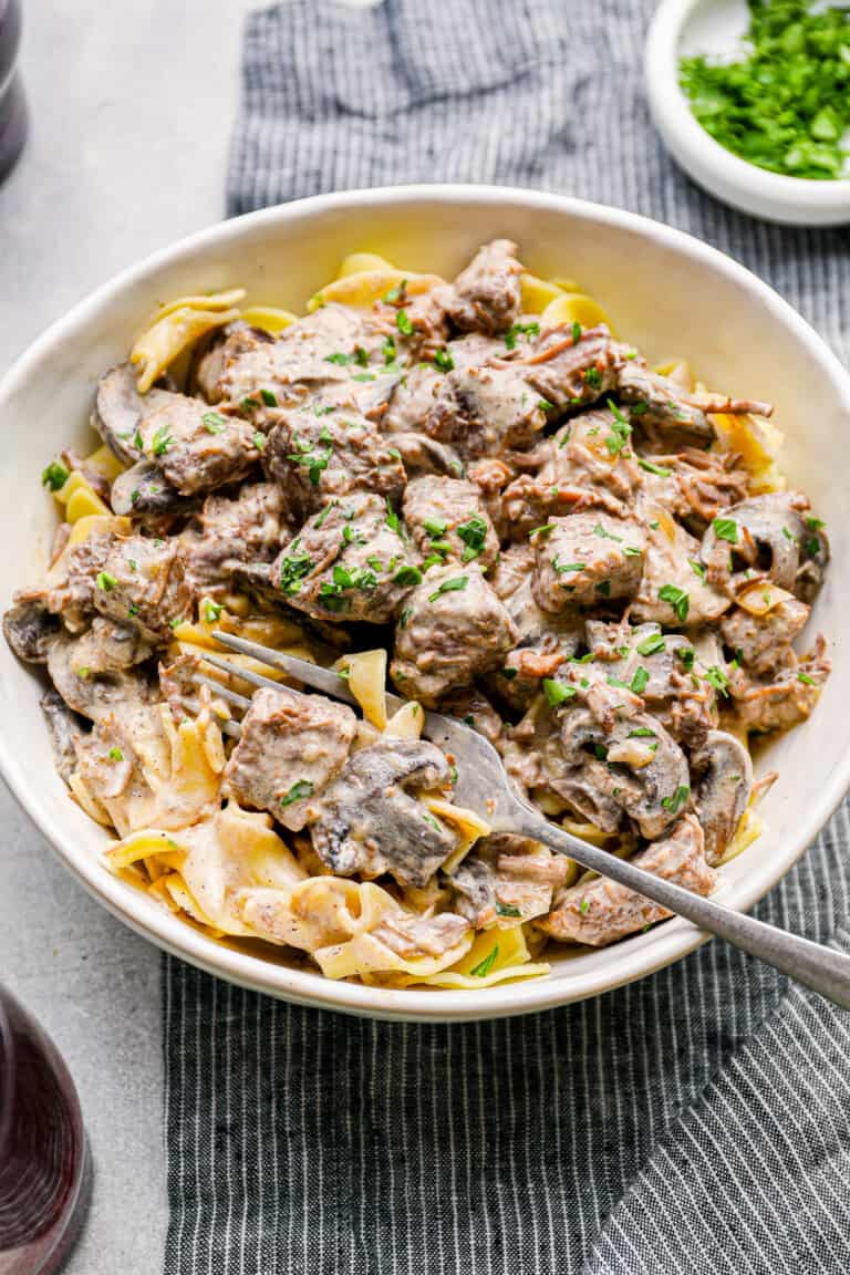 Crockpot Beef Stroganoff