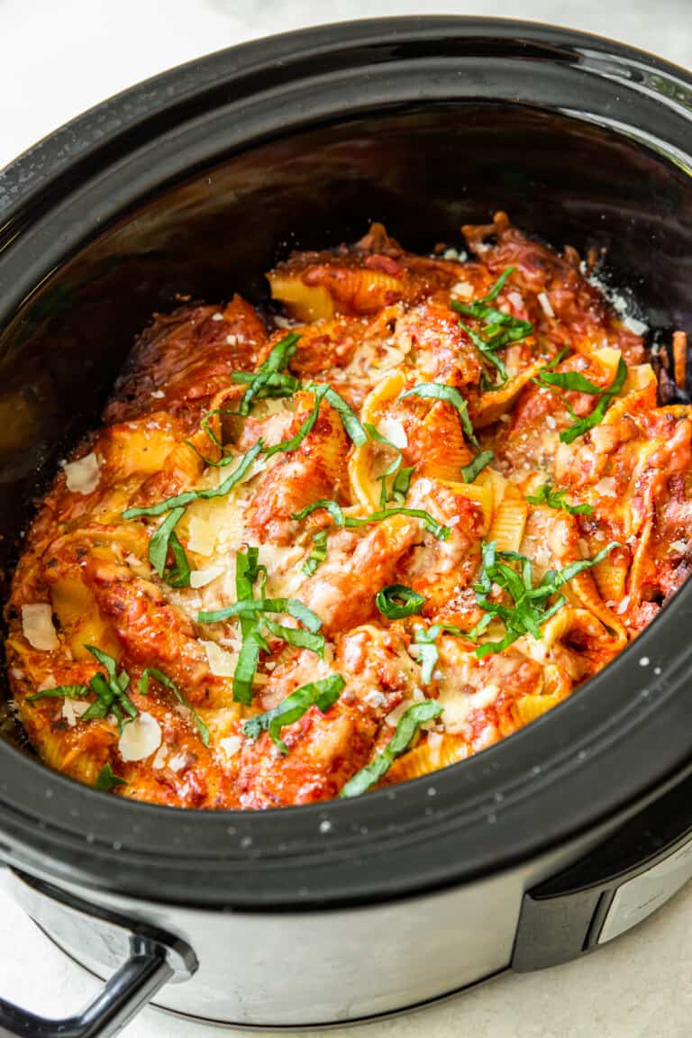 Crockpot Stuffed Shells