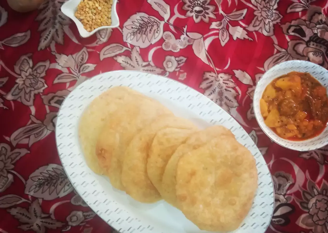 Daal kachori with Aloo tarkari