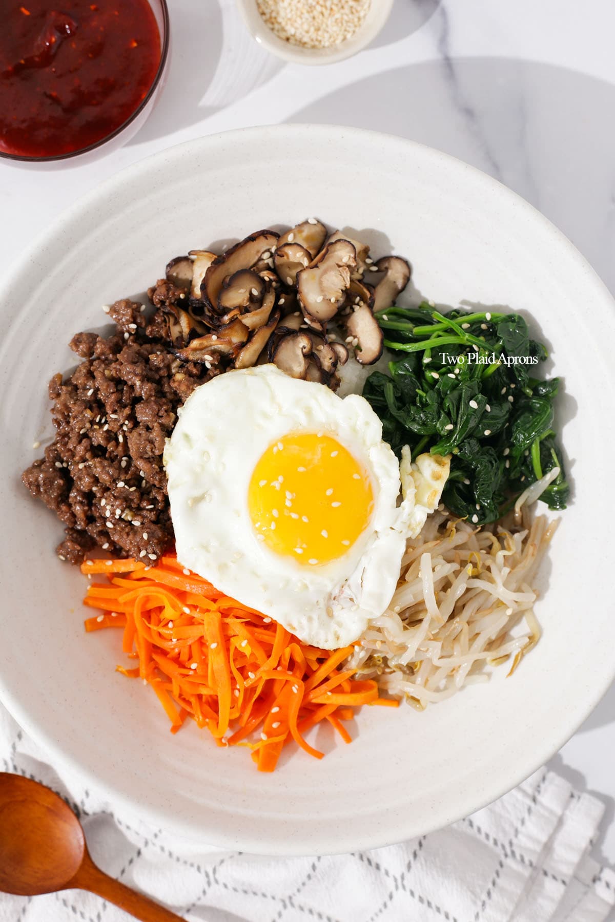 Easy Bibimbap with Ground Beef