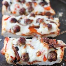 Easy French Bread Pizza