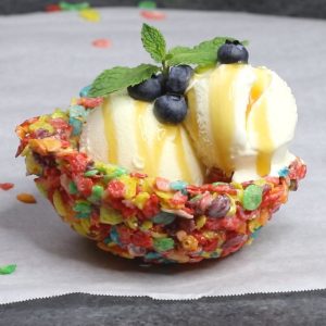 Fruity Pebbles Dessert Bowls