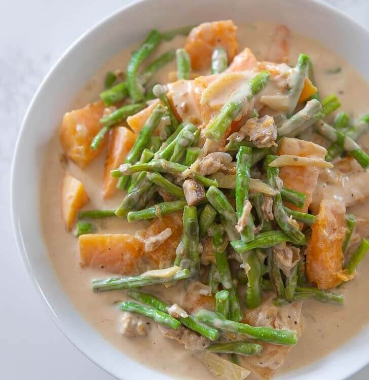 Ginataang Kalabasa At Sitaw