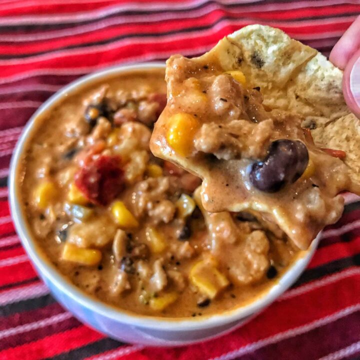 High Protein Creamy Taco Soup