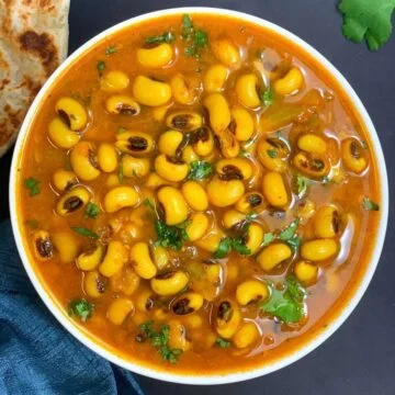 Instant Pot Black Eyed Peas Curry (Indian Lobia Masala)