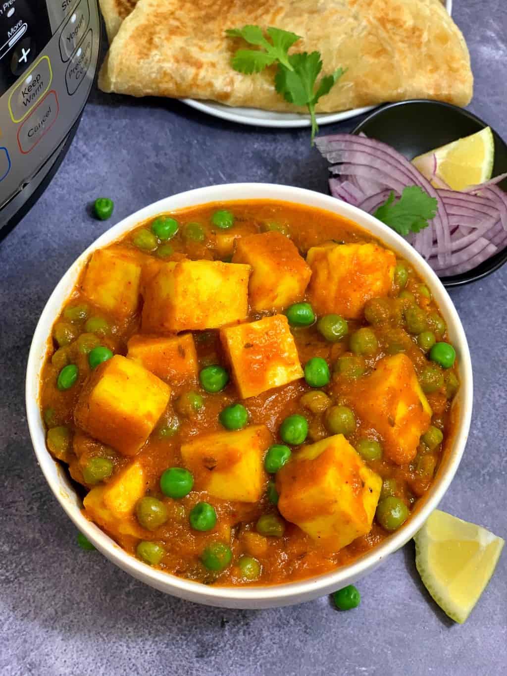 Instant Pot Matar Paneer