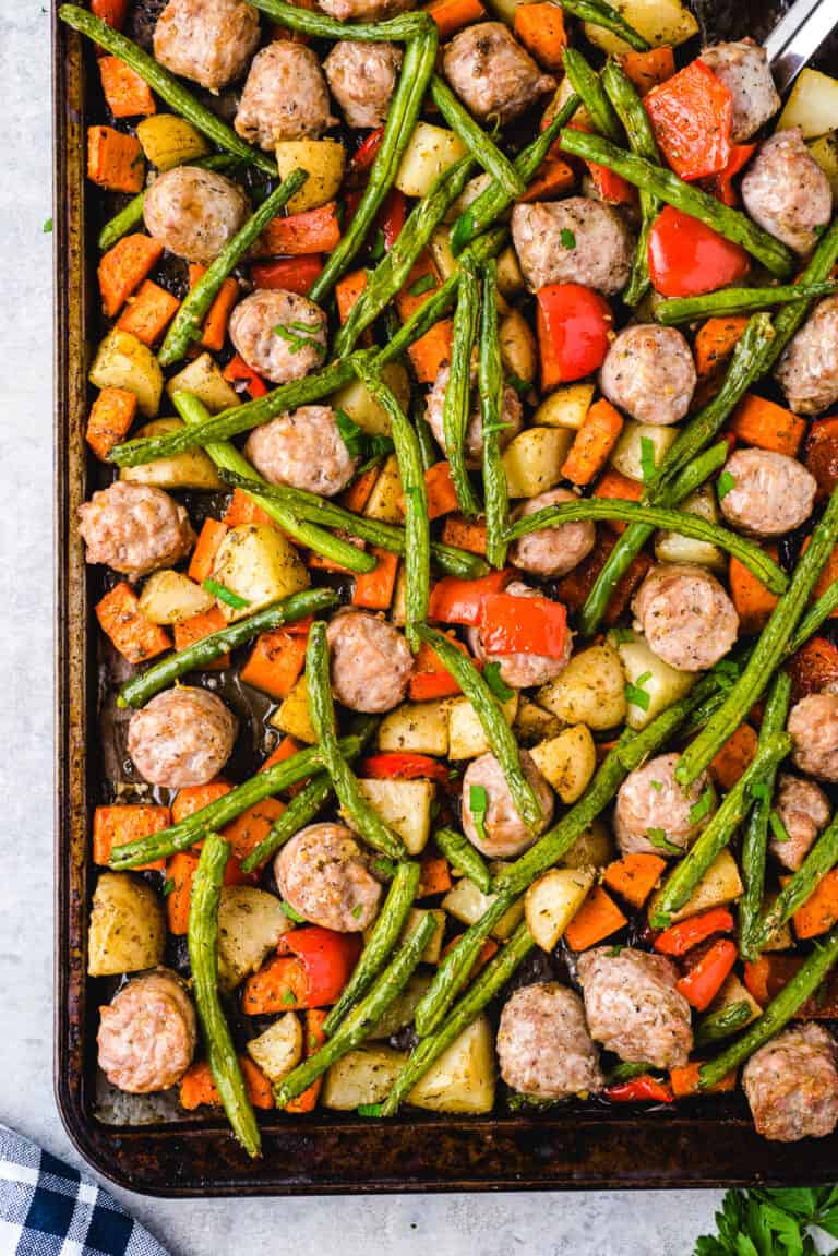 Italian Sausage Sheet Pan