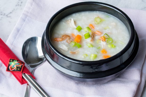 Korean Chicken Congee (Dakjuk)
