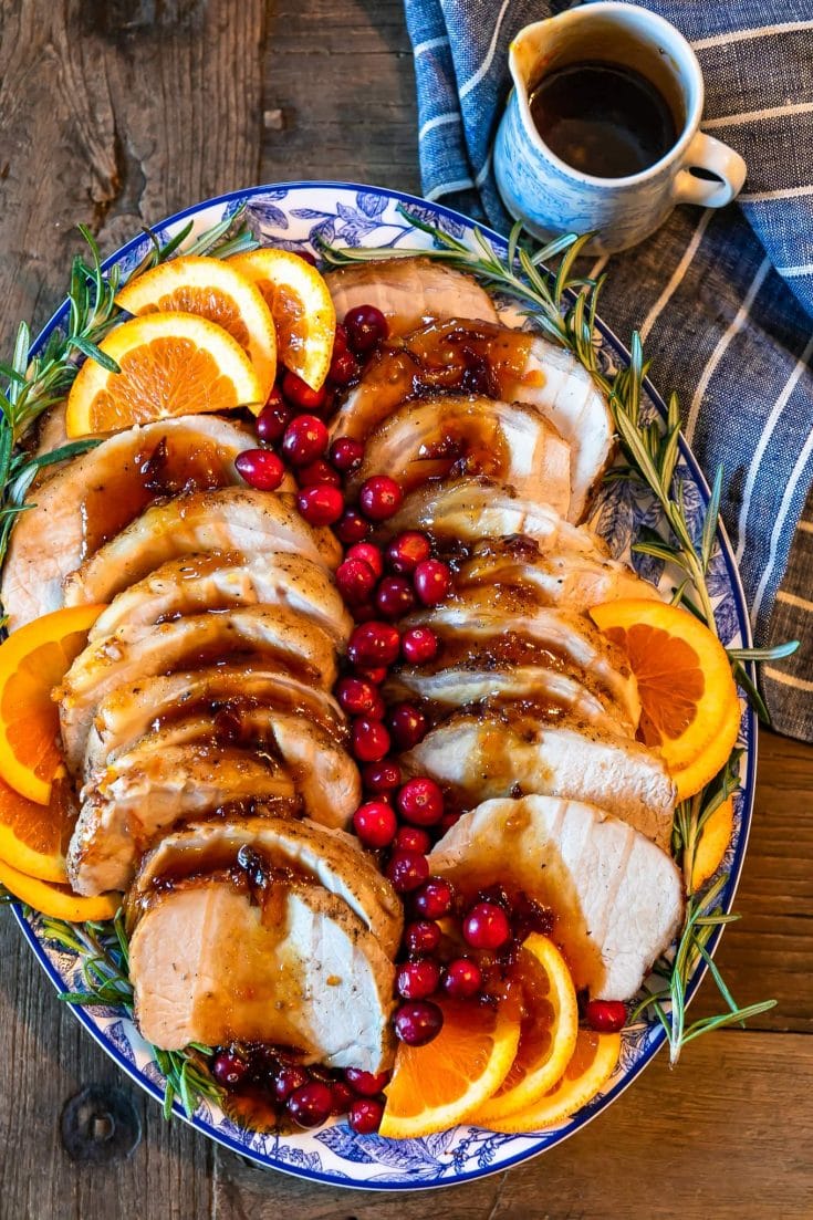 Orange Cranberry Pork Loin Roast 