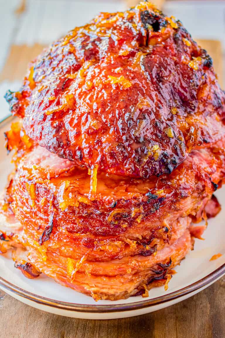 Orange Honey Glazed Ham