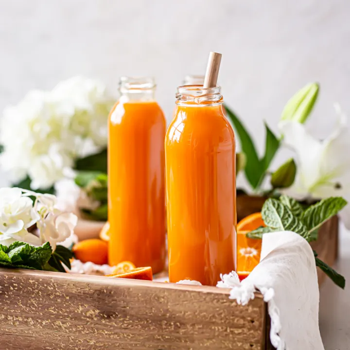 Orange Sunrise Blender Juice