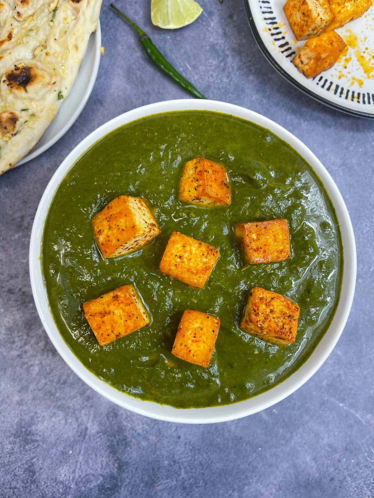 Palak Tofu (Spinach Tofu Curry)