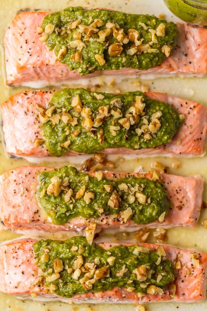 Pesto Salmon Recipe