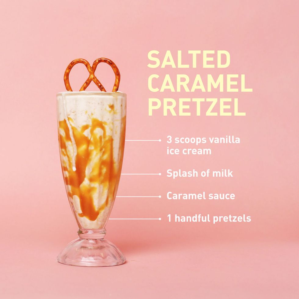 Salted Caramel-Pretzel Milkshake