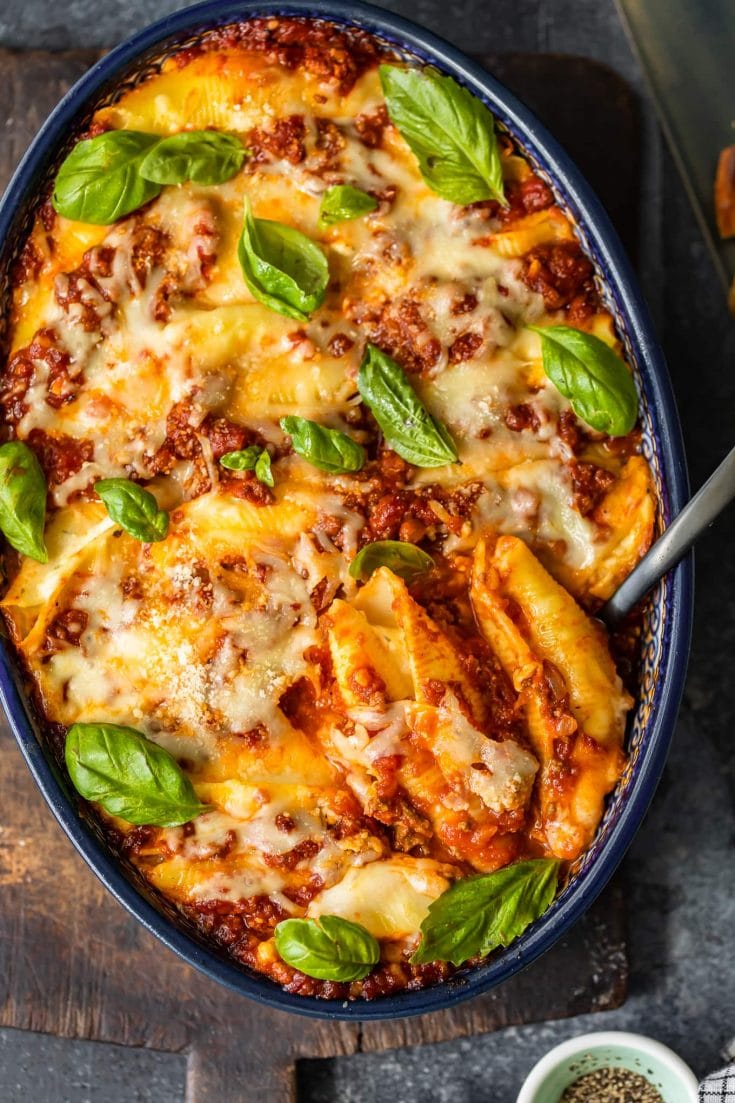 Stuffed Shells with Meat