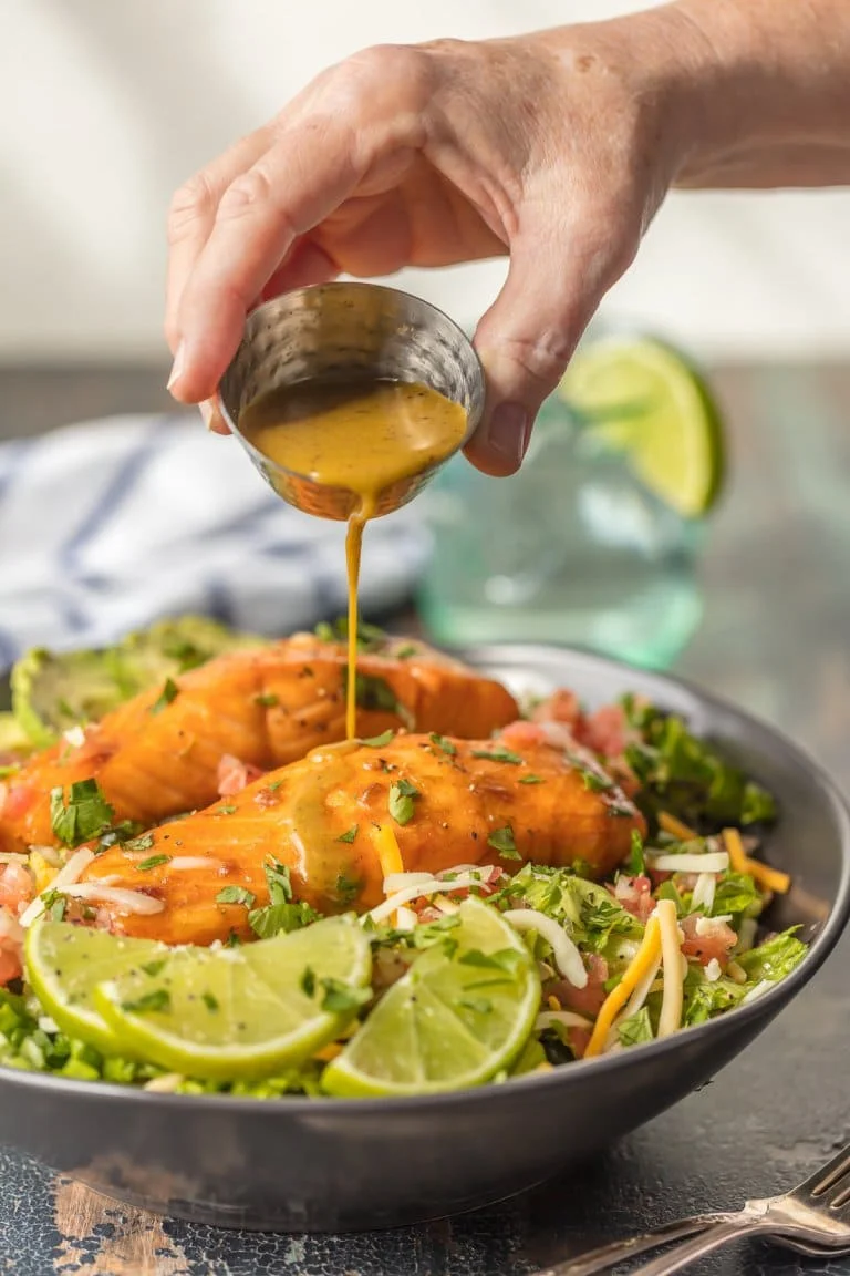 Tequila Lime Salmon Salad Recipe