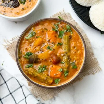 Instant Pot Vegetable Sambar