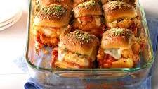 Chicken Parmesan Slider Bake
