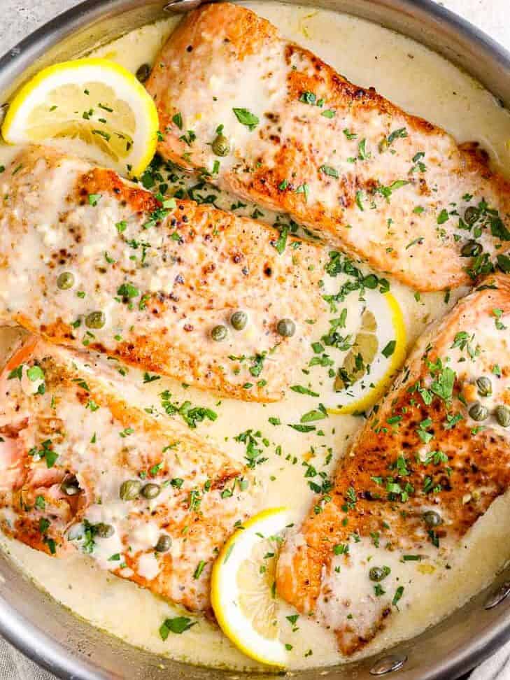 Salmon Piccata