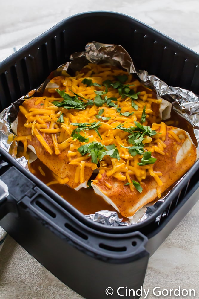 AIR FRYER ENCHILADAS