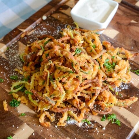 Air Fryer Curly Zucchini Fries