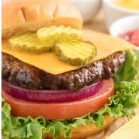 Air Fryer Hamburgers