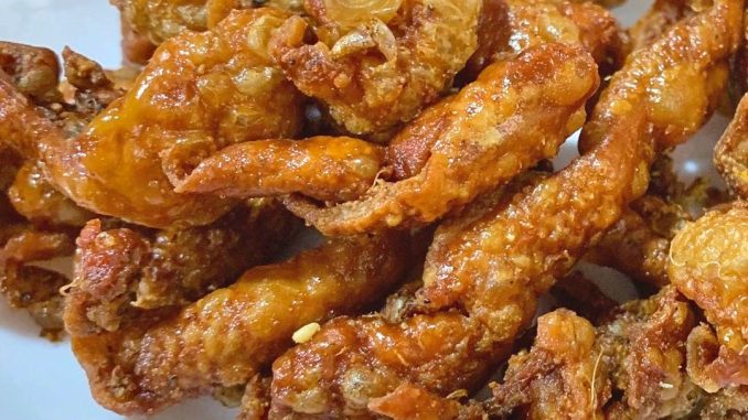 Chicharon Manok (Fried Chicken Skin)