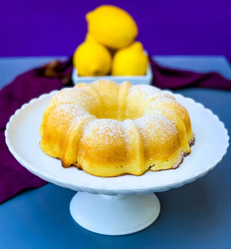 Easy Air Fryer Lemon Pound Cake