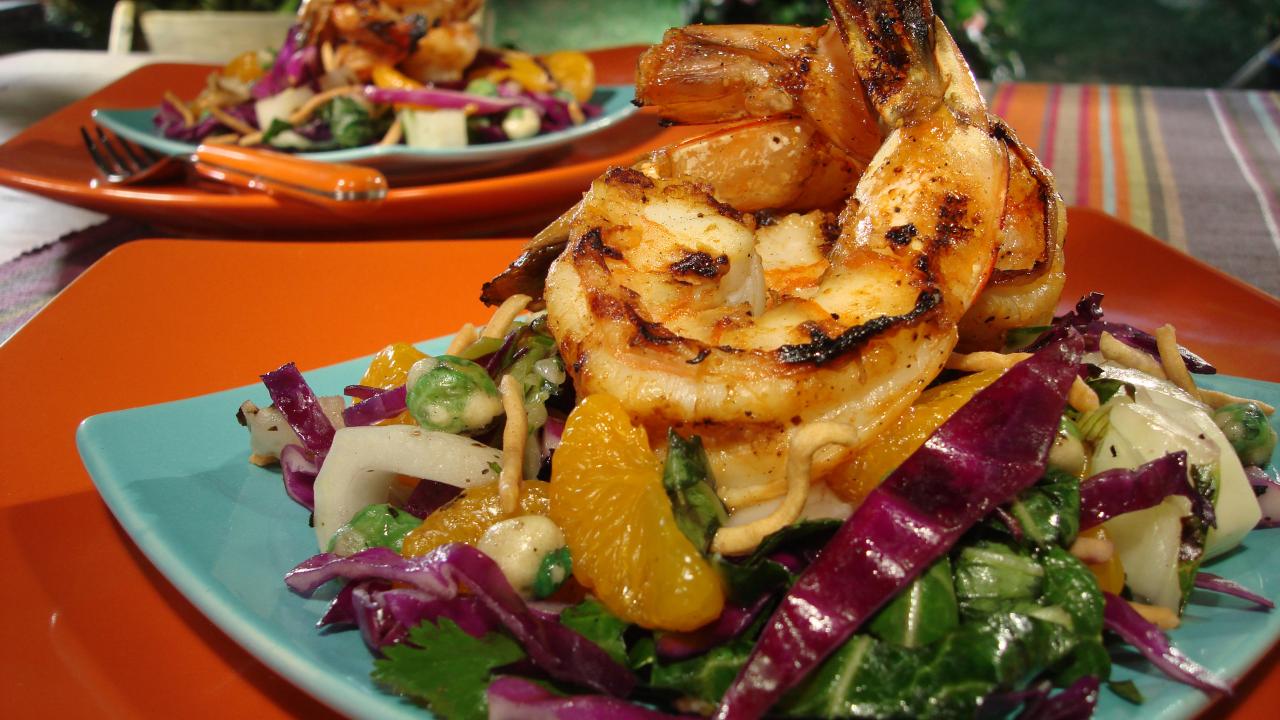 Grilled Thai Chile Garlic Shrimp