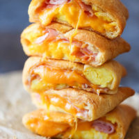HAM EGG AND CHEESE POCKETS
