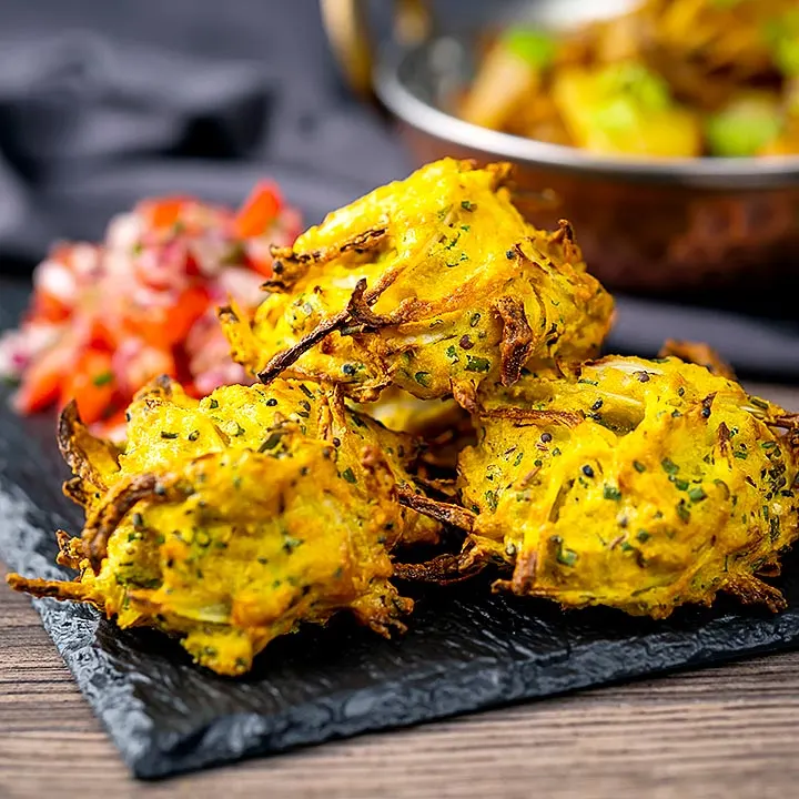 Lighter Air Fryer Onion Bhaji