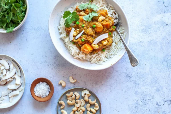 Slow Cooker Lentil and Sweet Potato Tikka Masala