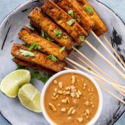 TOFU SATAY WITH PEANUT SAUCE