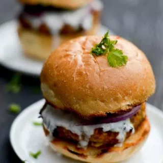 Tandoori Chicken Burgers