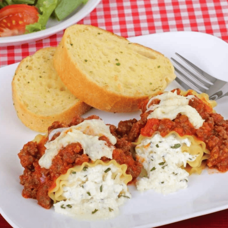 Air Fryer lasagna rolls