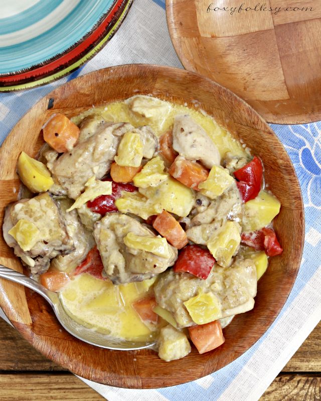 creamy pininyahang manok