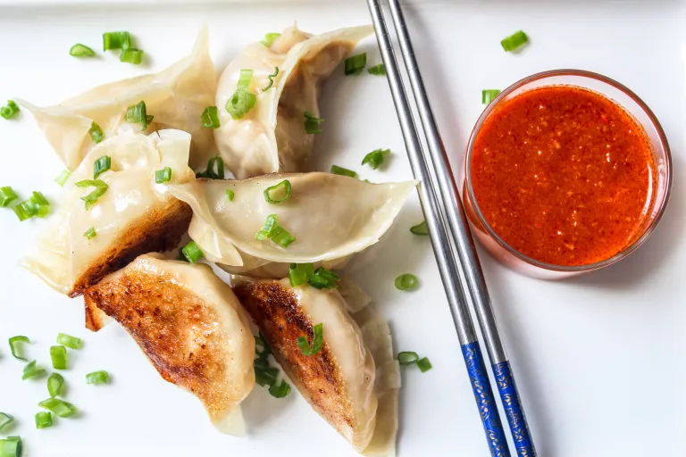 CHICKEN GYOZAS