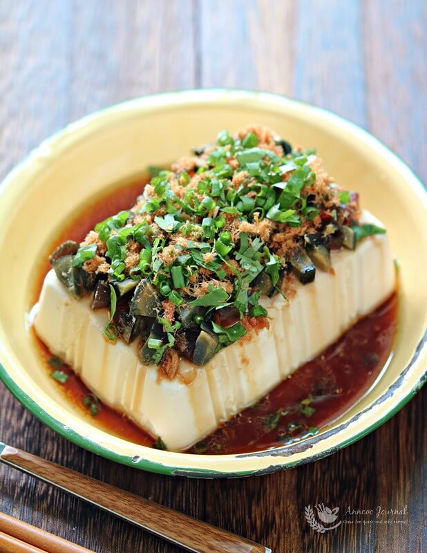 Chilled Tofu with Century Egg